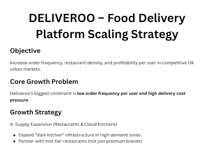 create your business strategy and growth plan